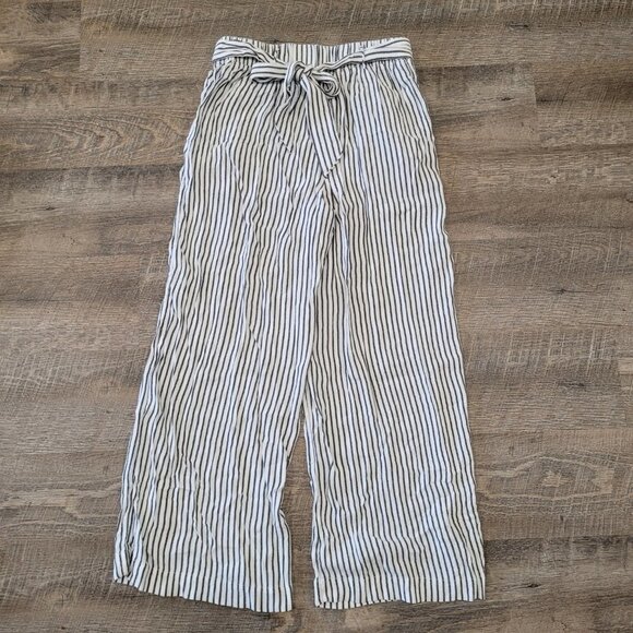 WILFRED | Aritzia Faun Striped Wide-Leg Pant | Sz. S - Picture 11 of 11
